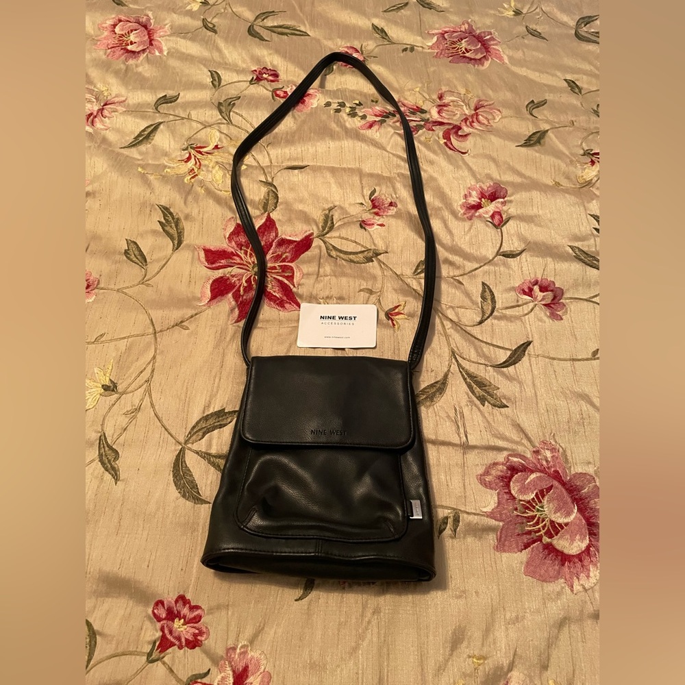 NWT-Nine West Black Crossbody Mini Bag